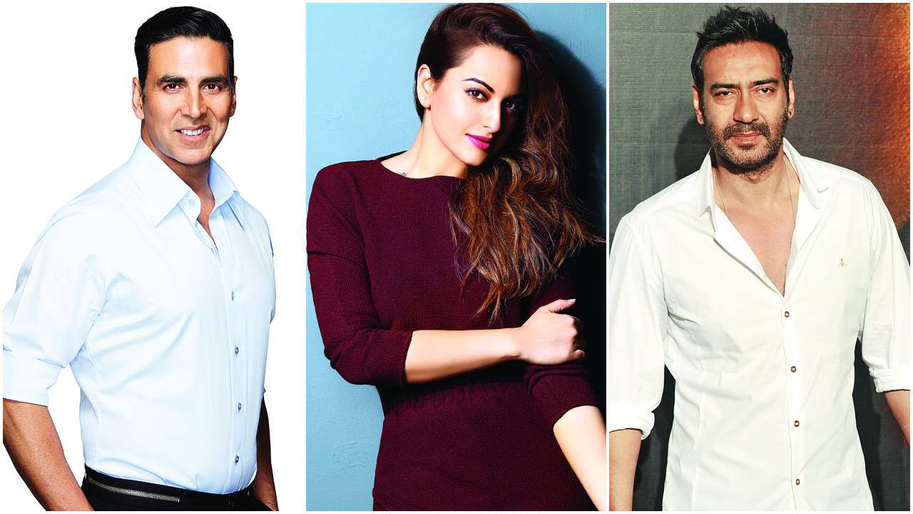 Akshay Kumar roots for Ajay Devgn and Sonakshi Sinha's song 'Mungda'