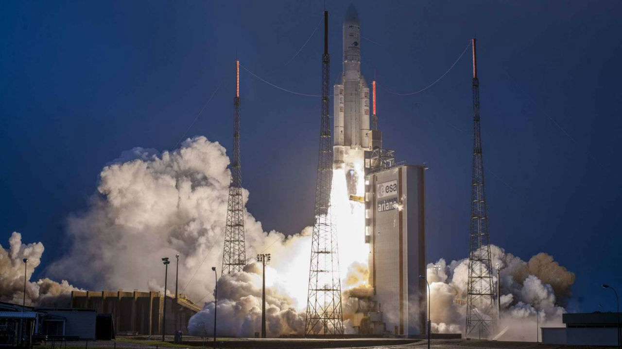 GSAT31 successfully launched by Ariane5 from French Guiana