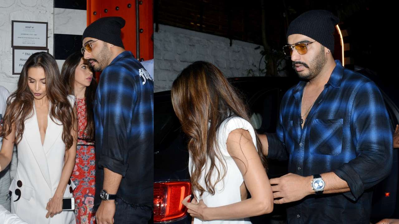 Arjun even escorted her to the car, protecting her