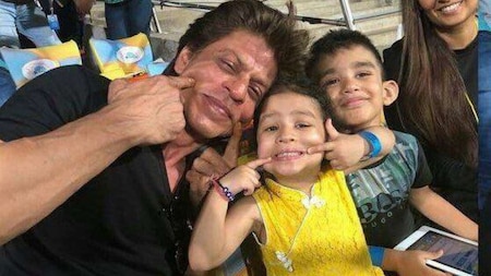 When Ziva met Shah Rukh Khan