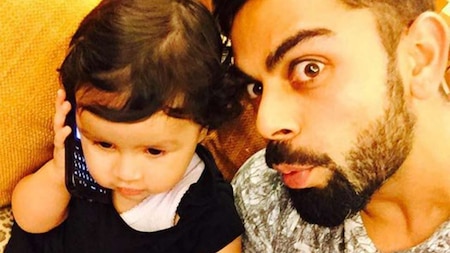 When Ziva and Virat Kohli impersonated a cat