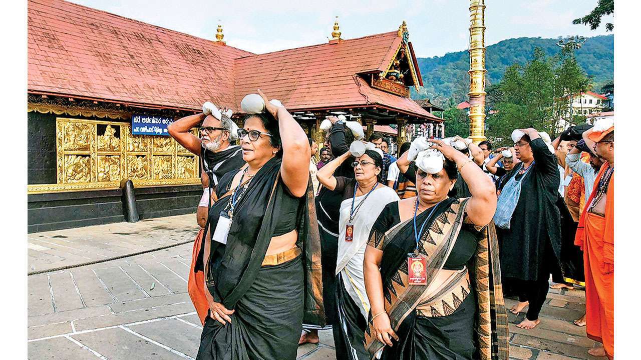 Kerala govt on Sabarimala Exclusion from temples not essential to