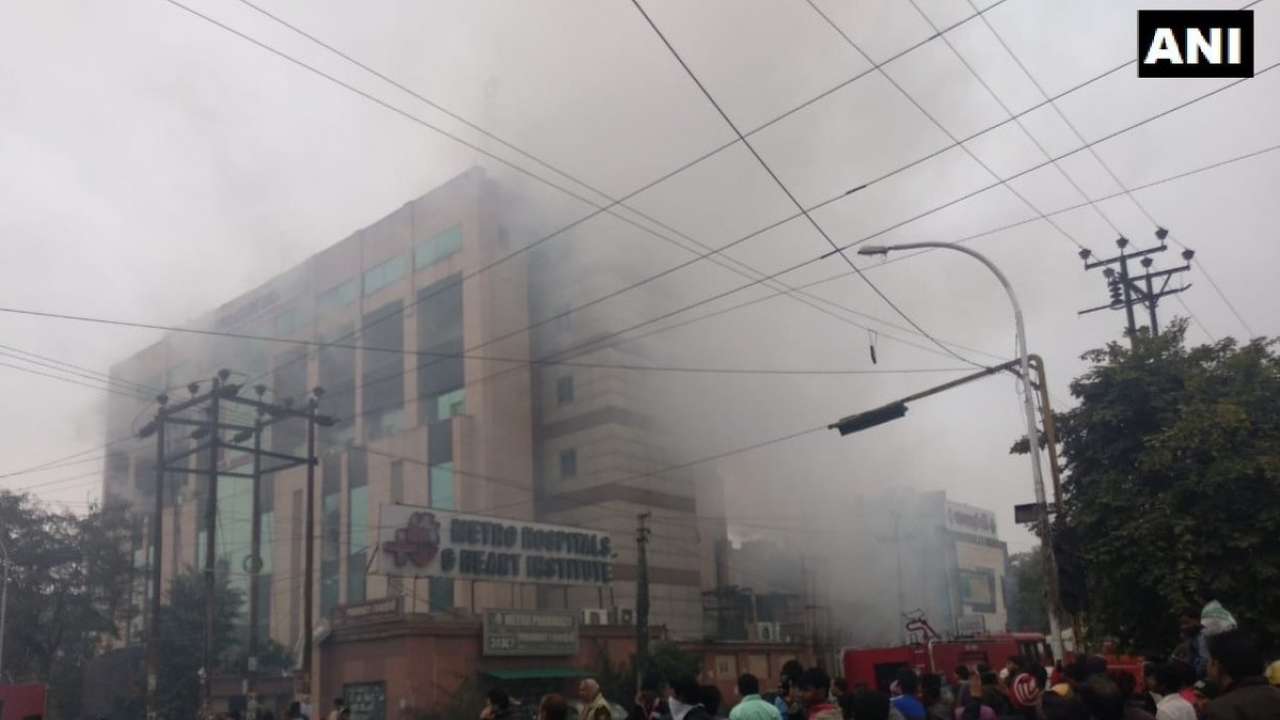 metro hospital noida, metro hospital, metro hospital noida sector 12, metro hospital fire, metro hospital noida sector 11, fire 