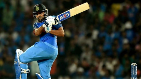 Rohit Sharma becomes first Indian to 100 sixes in T20Is