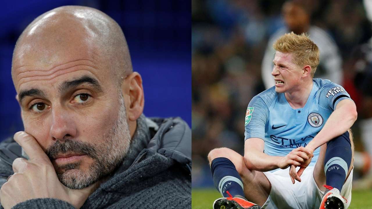 Pep Guardiola and Kevin De Bruyne