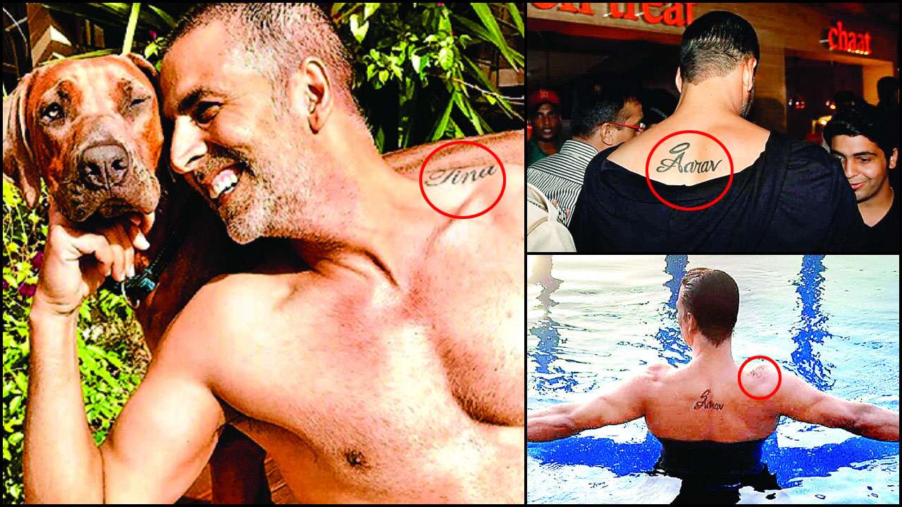 Bollywood actors and their striking tattoos  Times of India