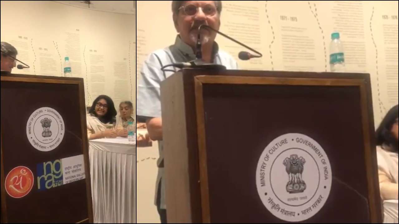 Amol Palekar at National Gallery of Modern Art