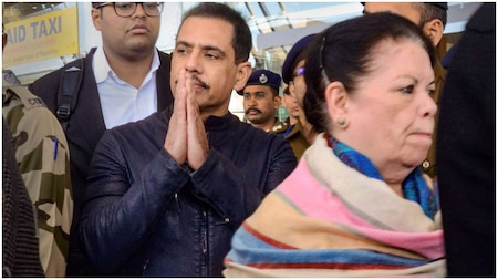 Yesterday, Robert Vadra reached Jaipur with mother