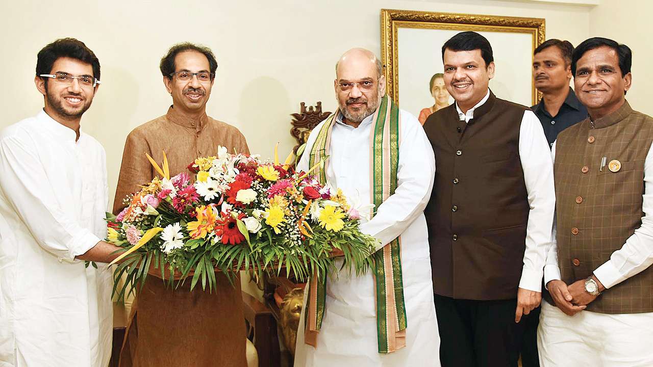 Uddhav Thackeray and Amit Shah