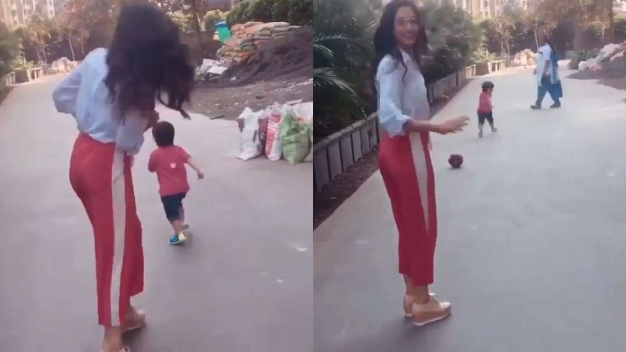 A mischievous Taimur Ali Khan cheats while racing with Kiara Advani, runs in opposite direction, video goes viral!