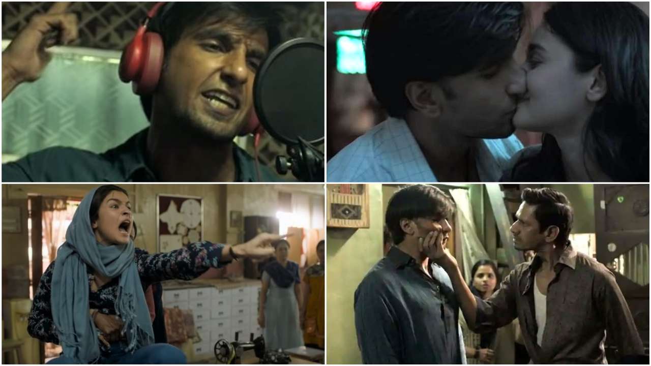 Ranveer Singh and Alia Bhatt in Gully 'Boy'