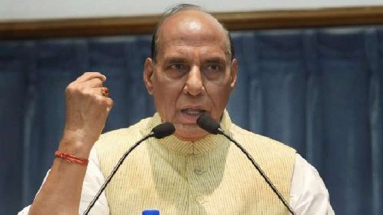 Strong reply will be given: Rajnath Singh