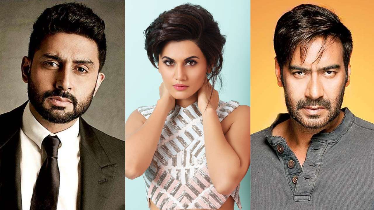 Abhishek Bachchan, Taapsee Pannu and Ajay Devgn