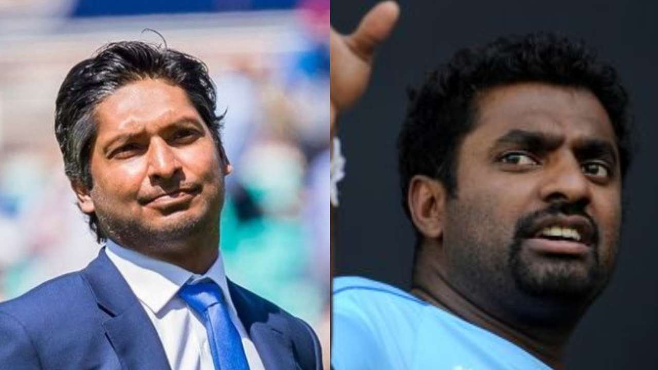 Kumar Sangakkara and Muttiah Muralitharan