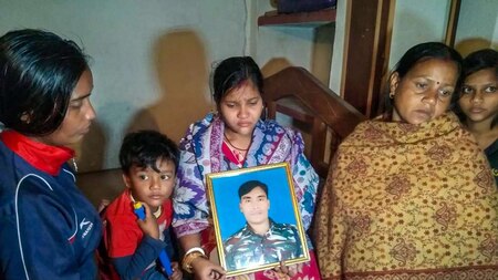 Families mourn the death of brave soldiers