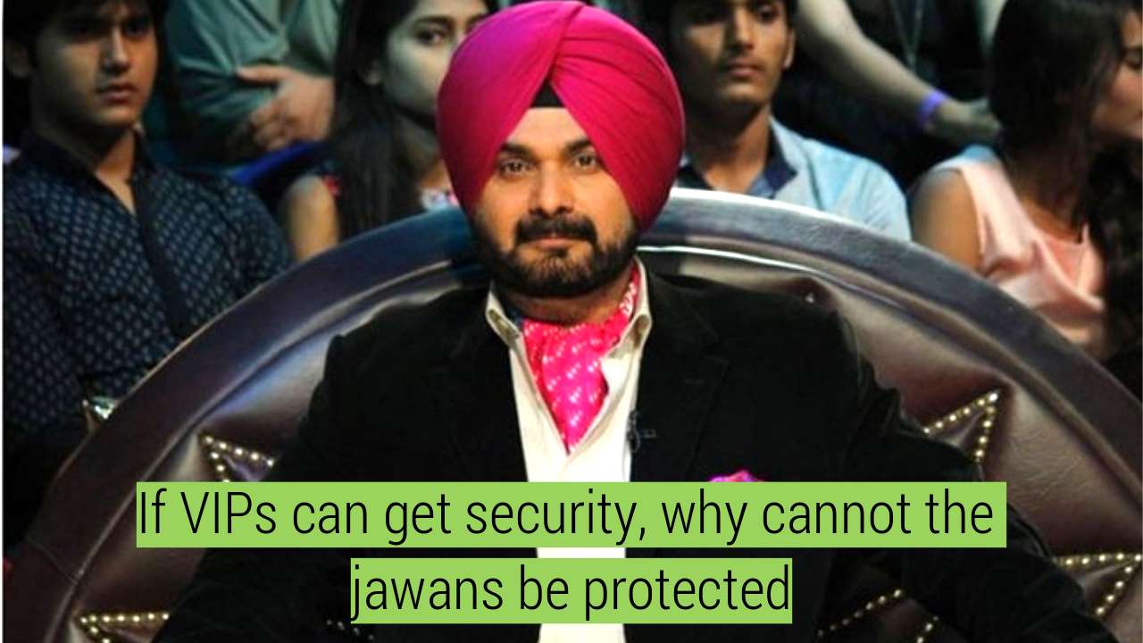 Sidhu also raised some pertinent questions