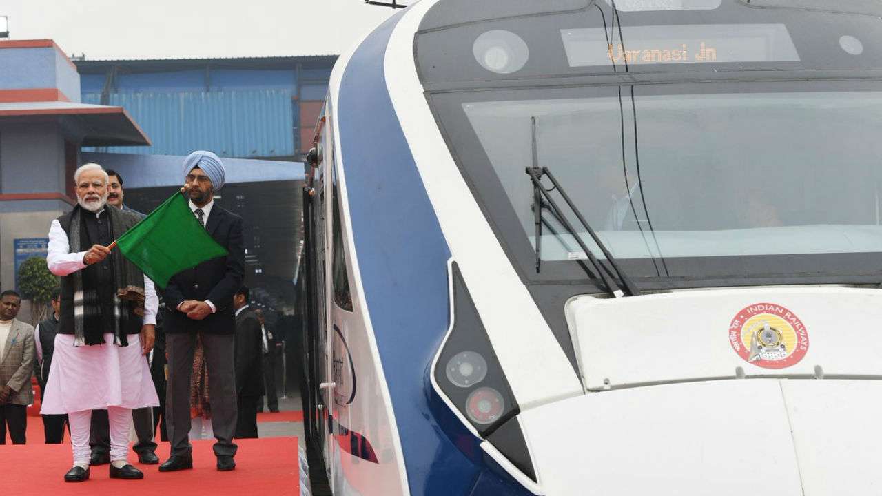 Flagging off by PM Modi on February 15