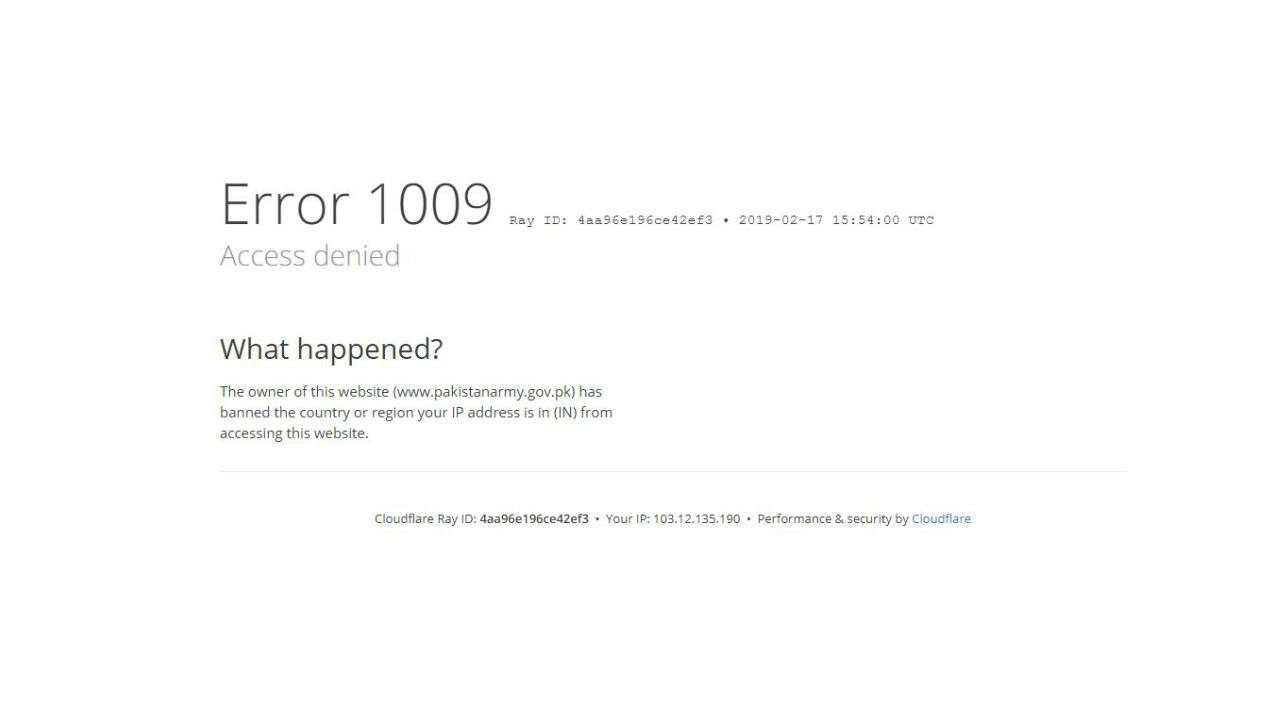 Pakistan Army website hacked too!