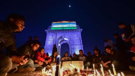 Candle light to offer tributes to the martyred CRPF jawans