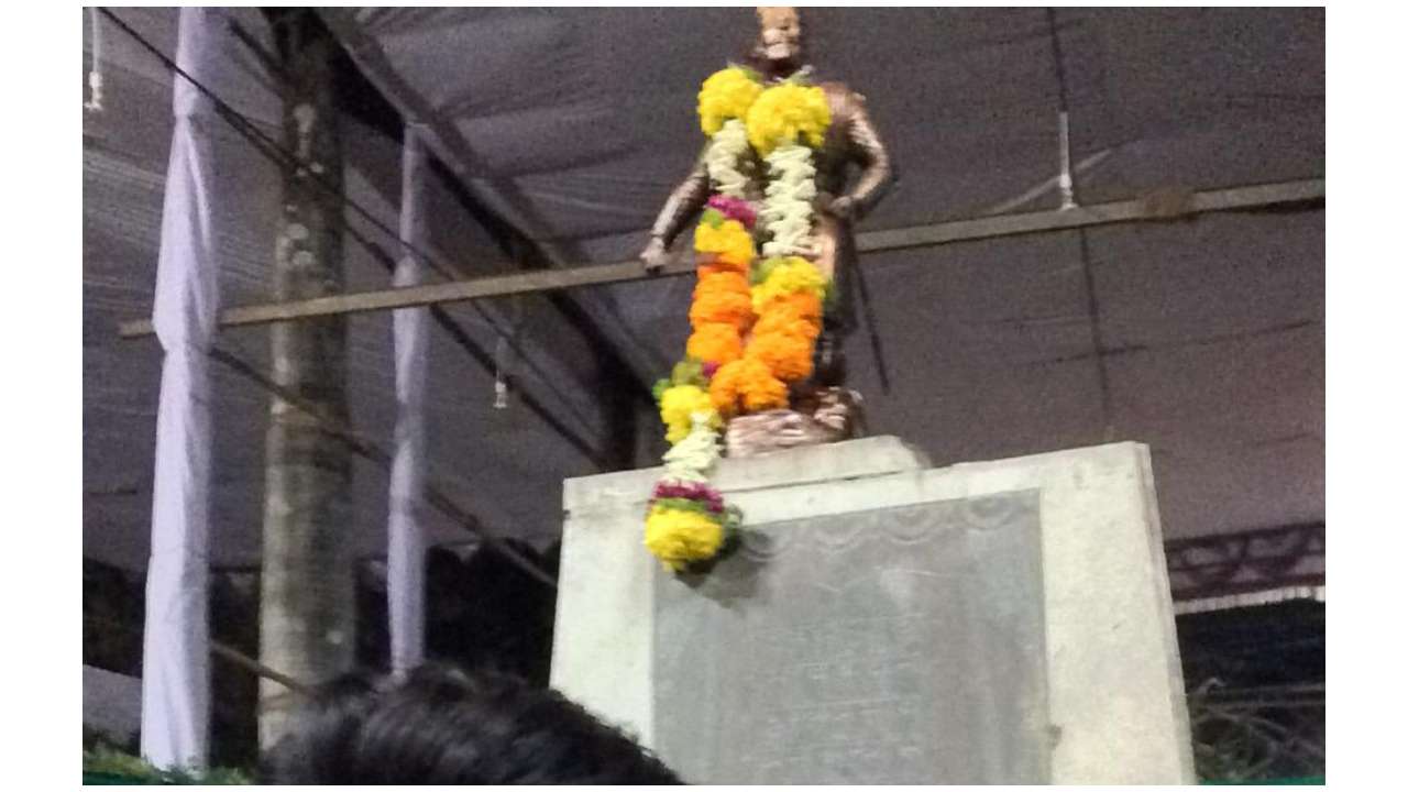 Pune: Unidentified persons set up Sambhaji's statue at park, warn of dire consequences if removed