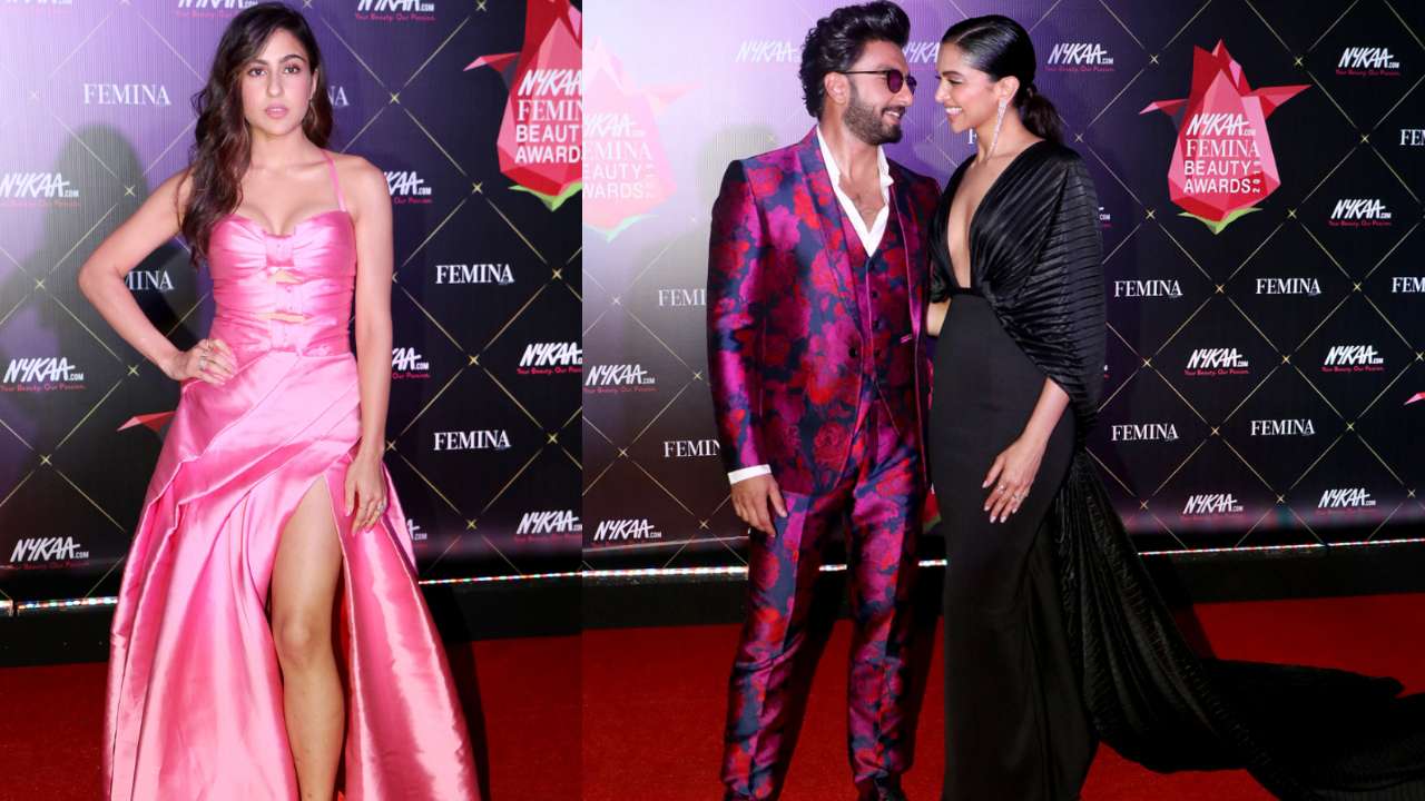 Raveena Tandon Ranveer Xxx - Deepika Padukone picks Ranveer Singh's outfit, Sara Ali Khan slays at  beauty awards
