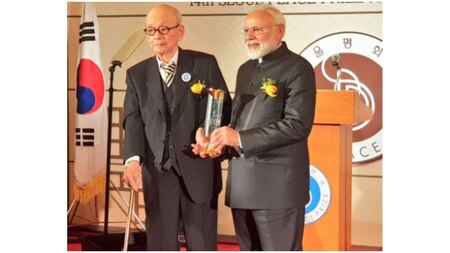 Narendra Modi honoured with Seoul Peace Prize