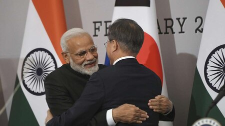 Modi lauds South Korean president