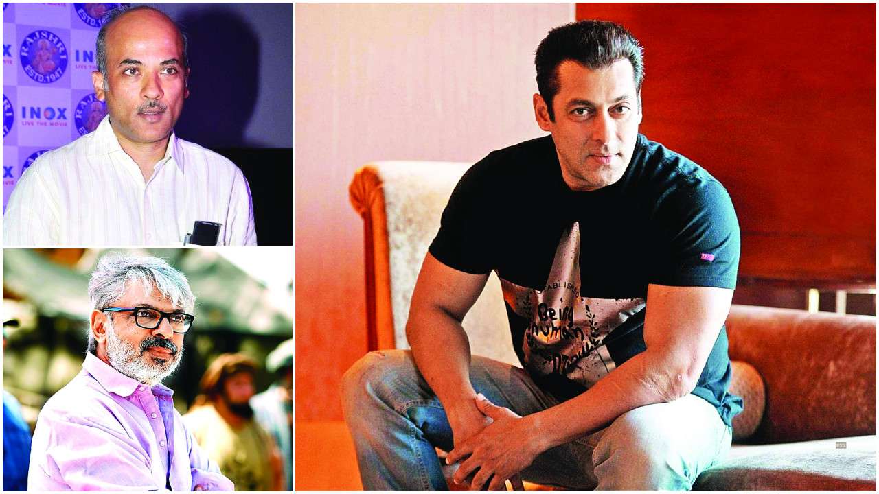 (Clockwise from top left) Sooraj Barjatya, Salman Khan and Sanjay Leela Bhansali