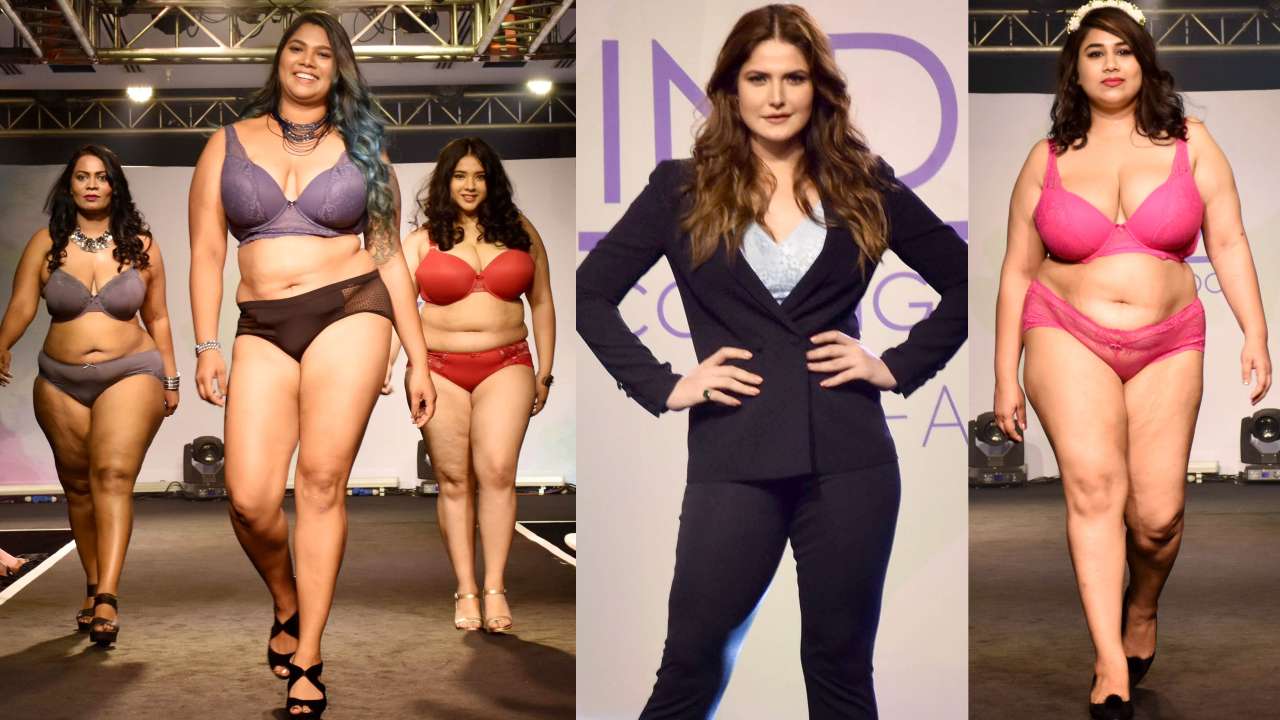 Society makes them feel inferior': Zareen Khan supports lingerie clad  plus-sized women walking the ramp with aplomb!