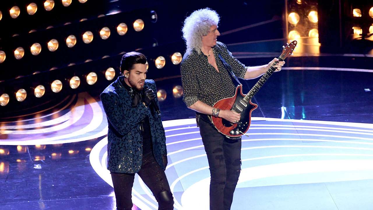 Adam Lambert and Brian May