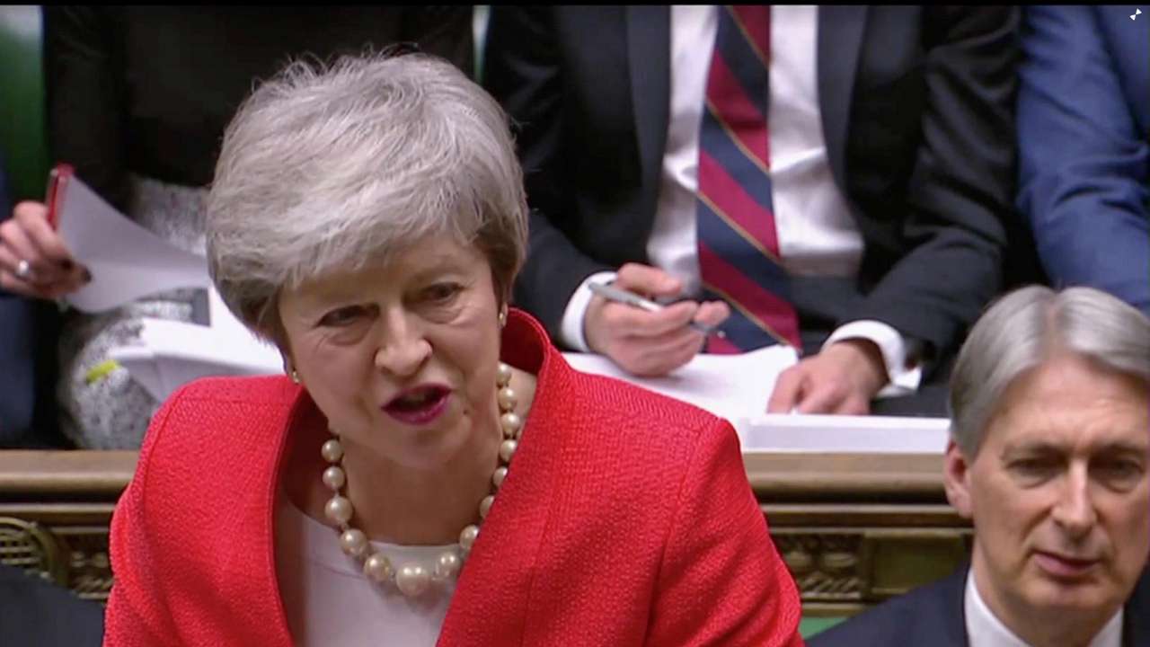 (Britain's Prime Minister Theresa May) 