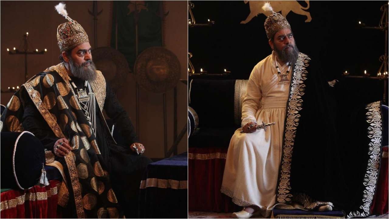 Ashutosh Rana's look as Mughal emperor Aurangzeb for the web series