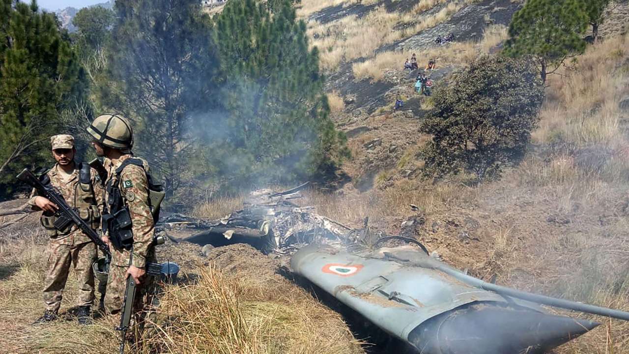 Pilot was taken into custody by Pakistan after his aircraft was shot down