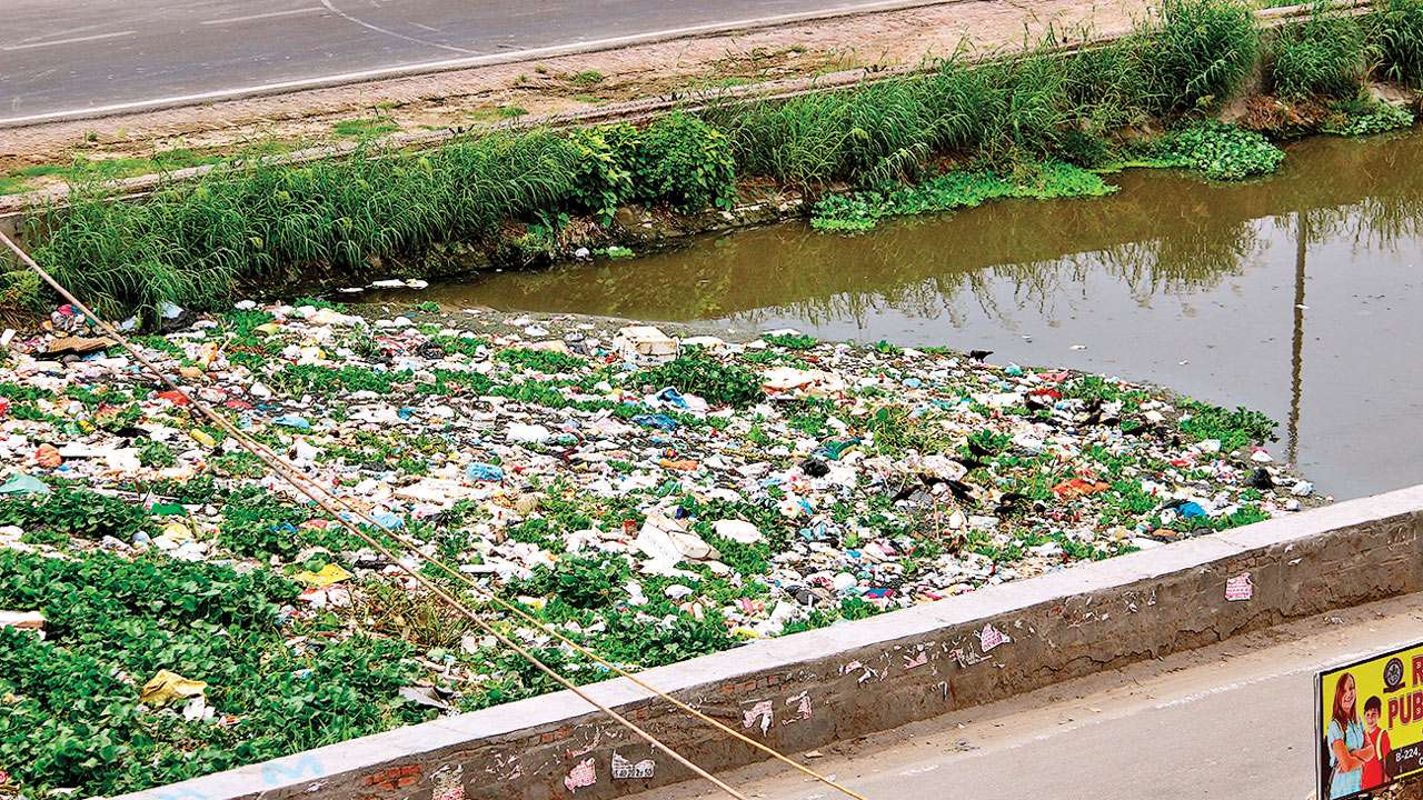 sewage water