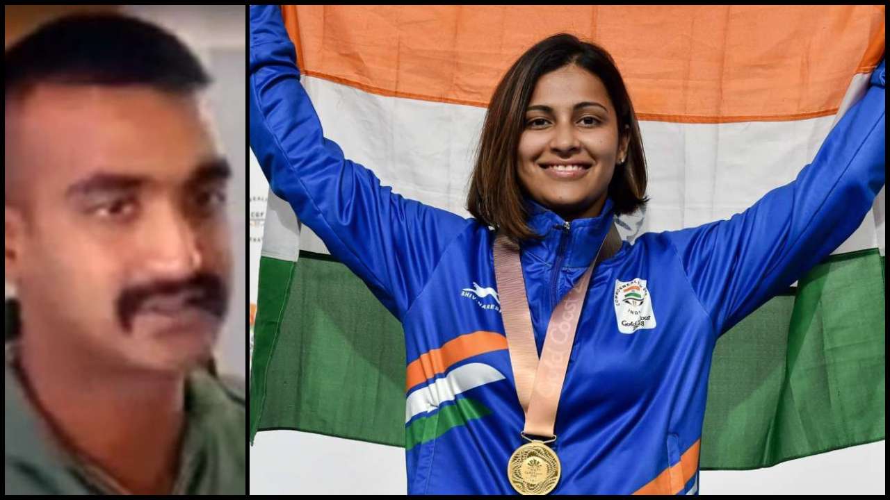 Abhinandan Varthaman and Heena Sidhu