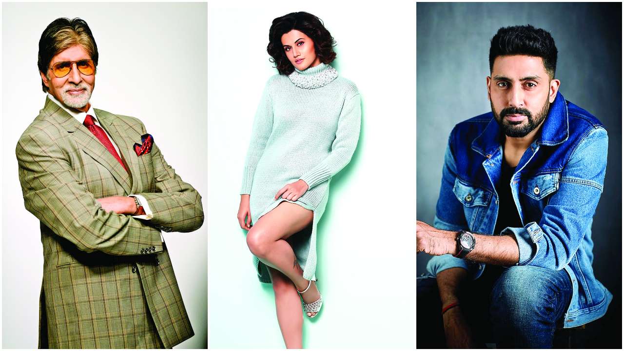 Amitabh Bachchan, Taapsee Pannu, Abhishek Bachchan