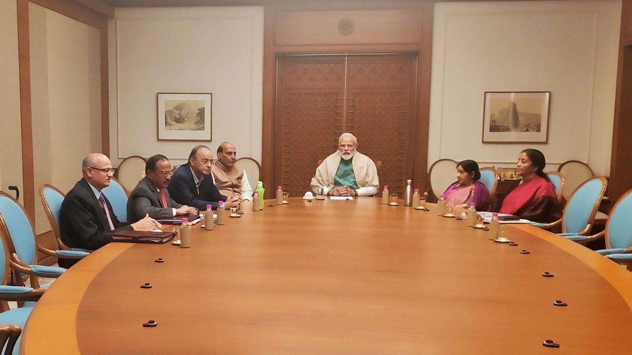 PM Modi chairing the NSC