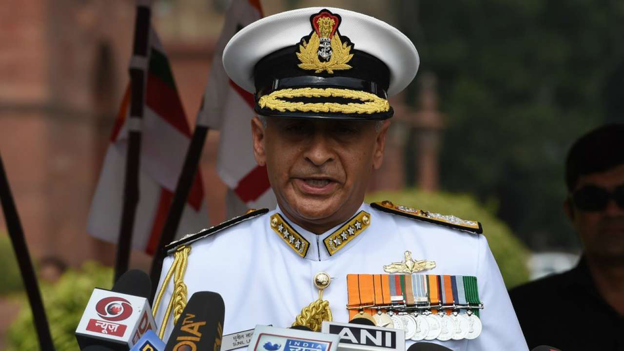 Navy chief Admiral Sunil Lanba