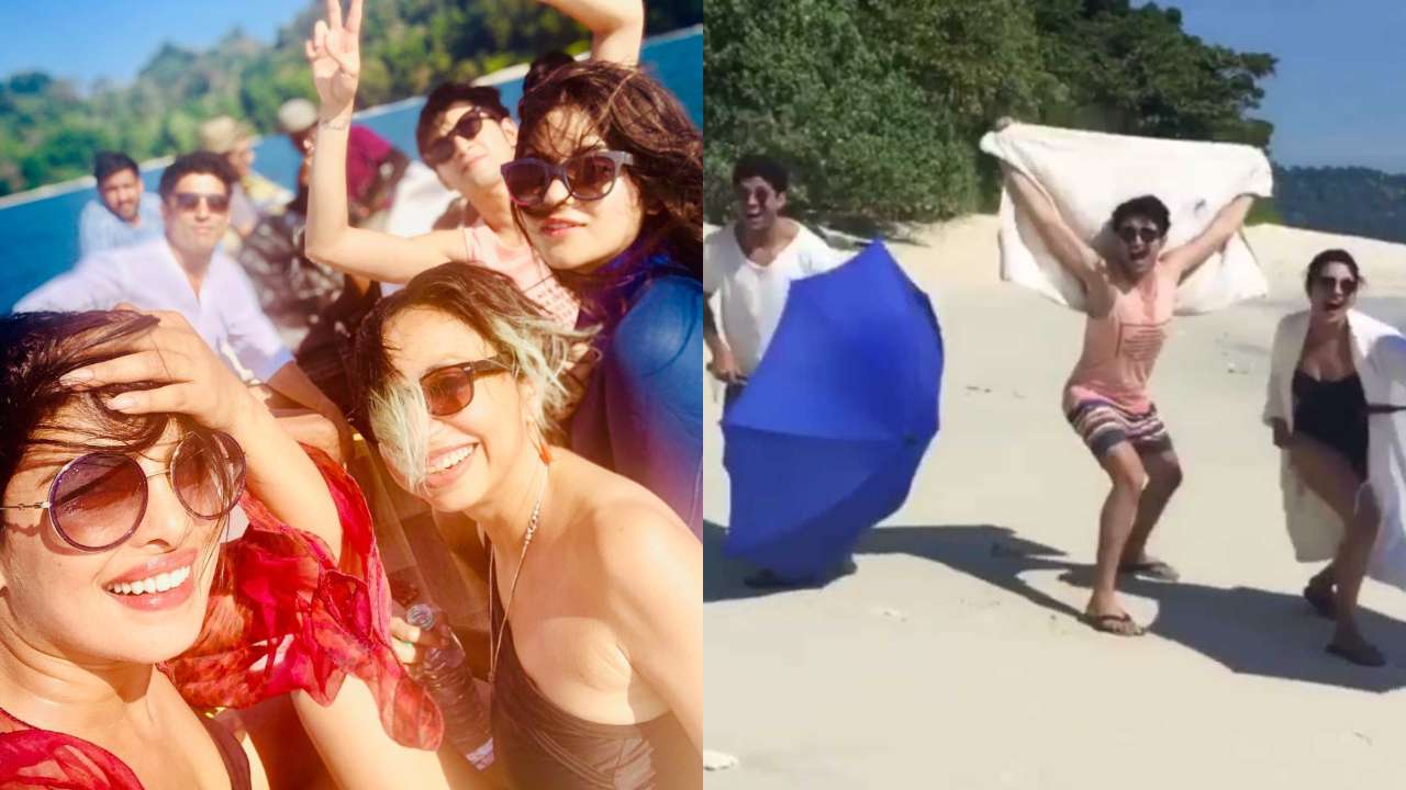 'The Sky Is Pink': Priyanka Chopra, Farhan Akhtar, Zaira Wasim's Andaman schedule is all about sun, surf, sand, selfie