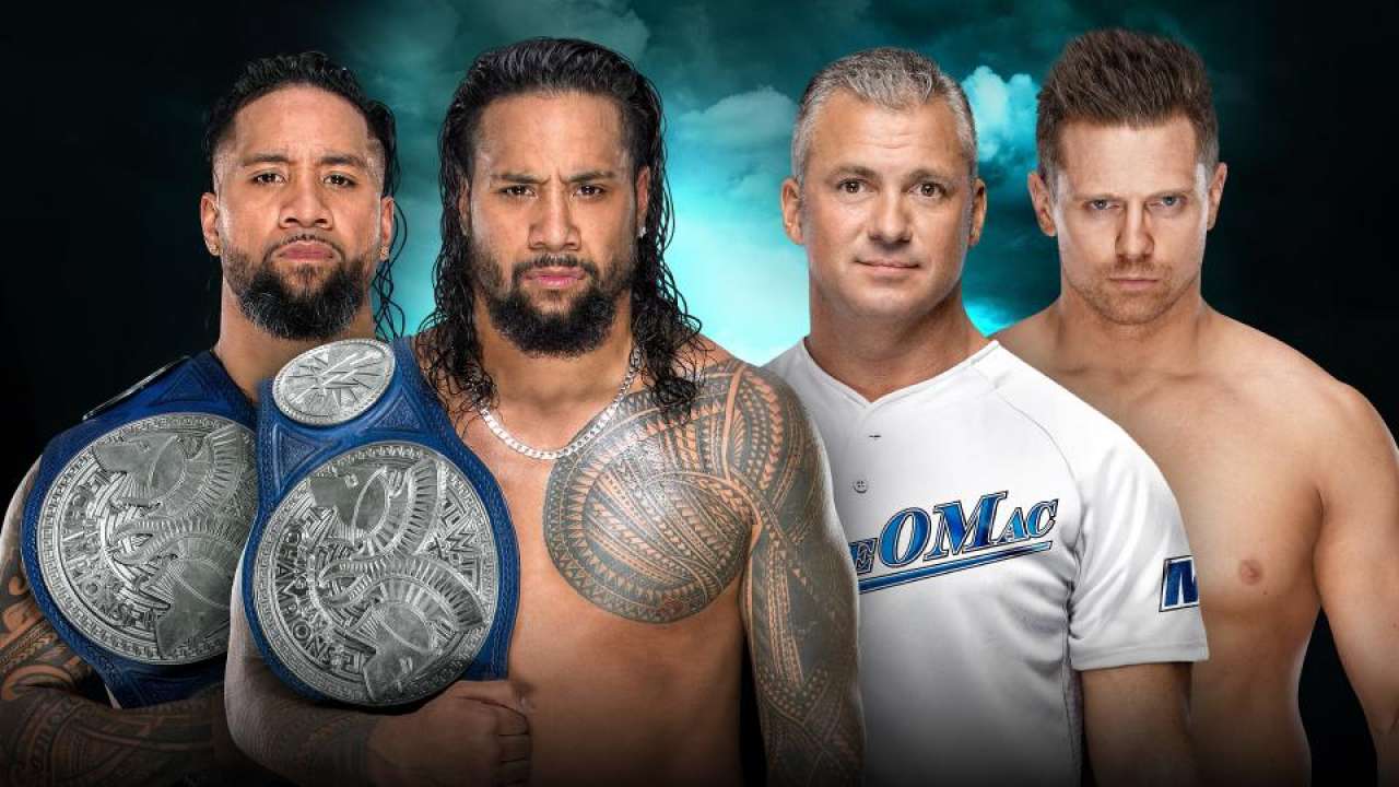 The Usos (c) vs The Miz and Shane McMahon