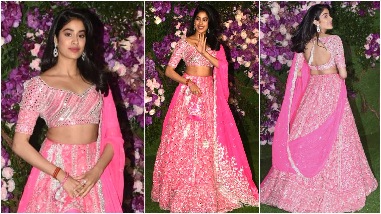 Janhvi Kapoor - pretty in pink!