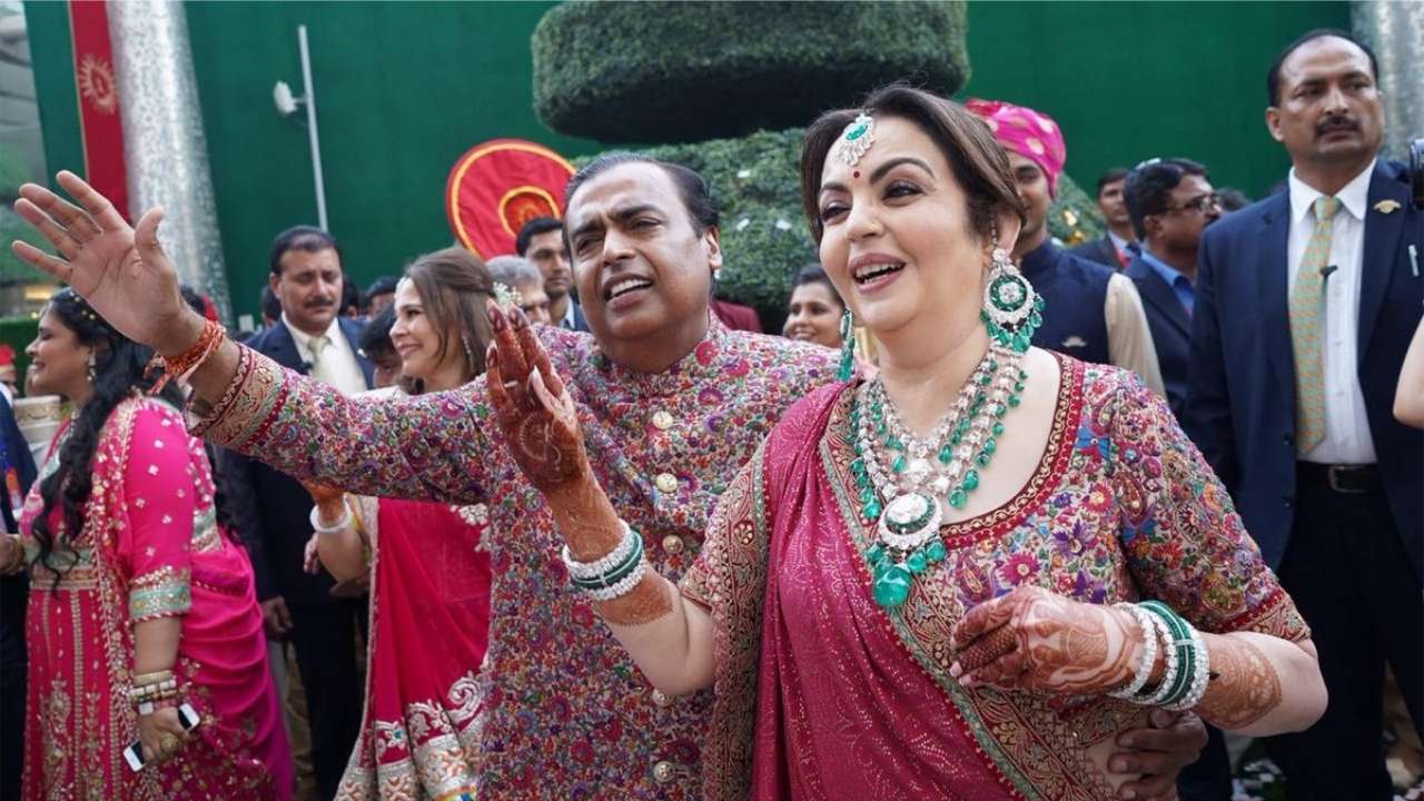 Nita Ambani and Mukesh Ambani