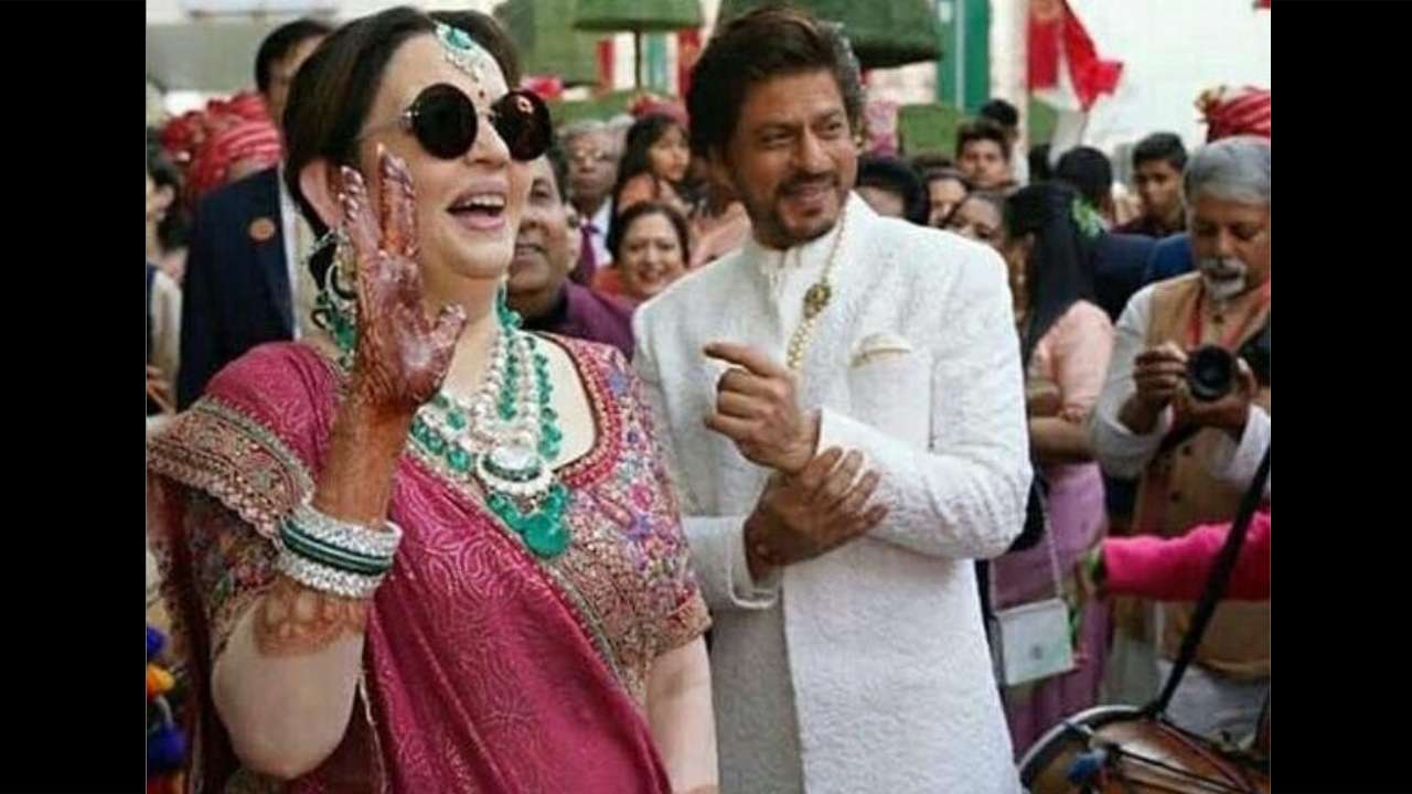 Nita Ambani and Shah Rukh Khan