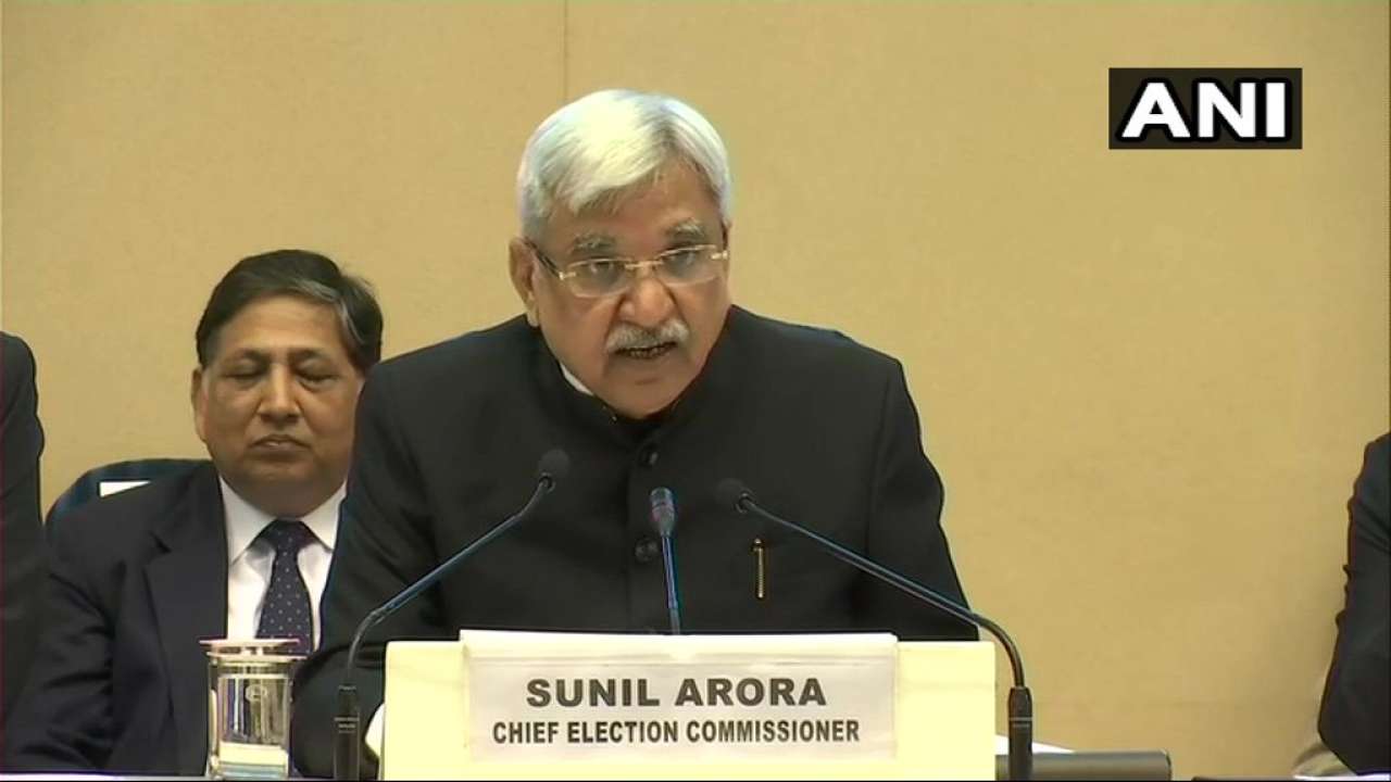 Chief Election Commissioner Sunil Arora 