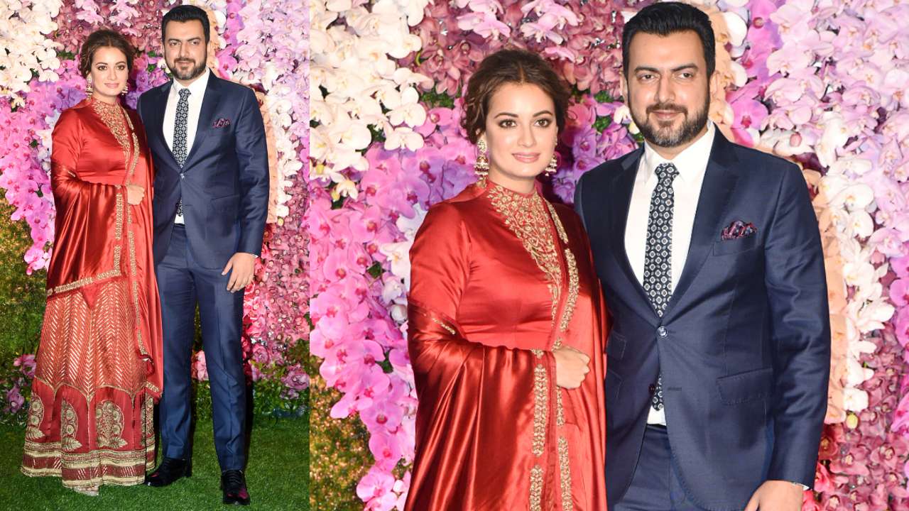 Dia Mirza looks royal in red