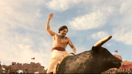 Varun Dhawan's bull fight