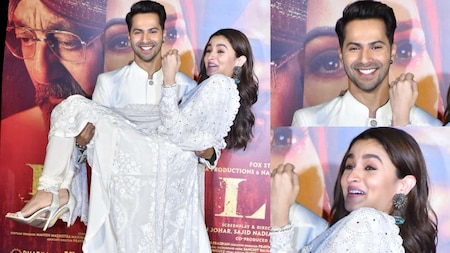 Varun Dhawan was all smiles for the camera