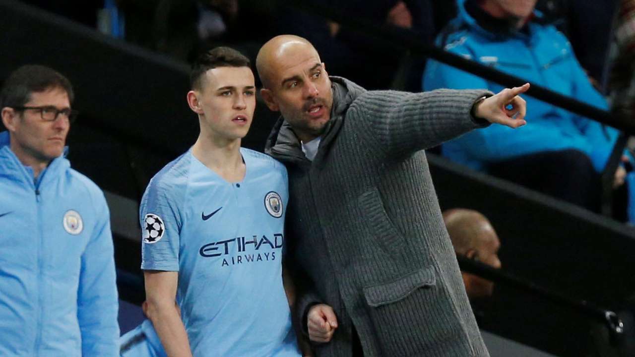 Phil Foden comes on