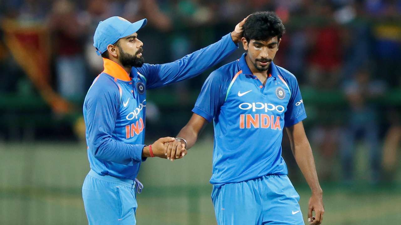 Virat Kohli and Jasprit Bumrah