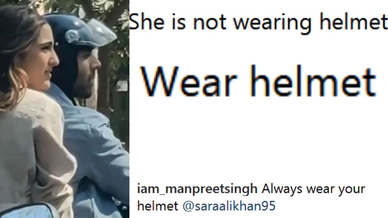 Always wear your helmet: Sara Ali Khan gets trolled over a bike ride with Kartik Aaryan